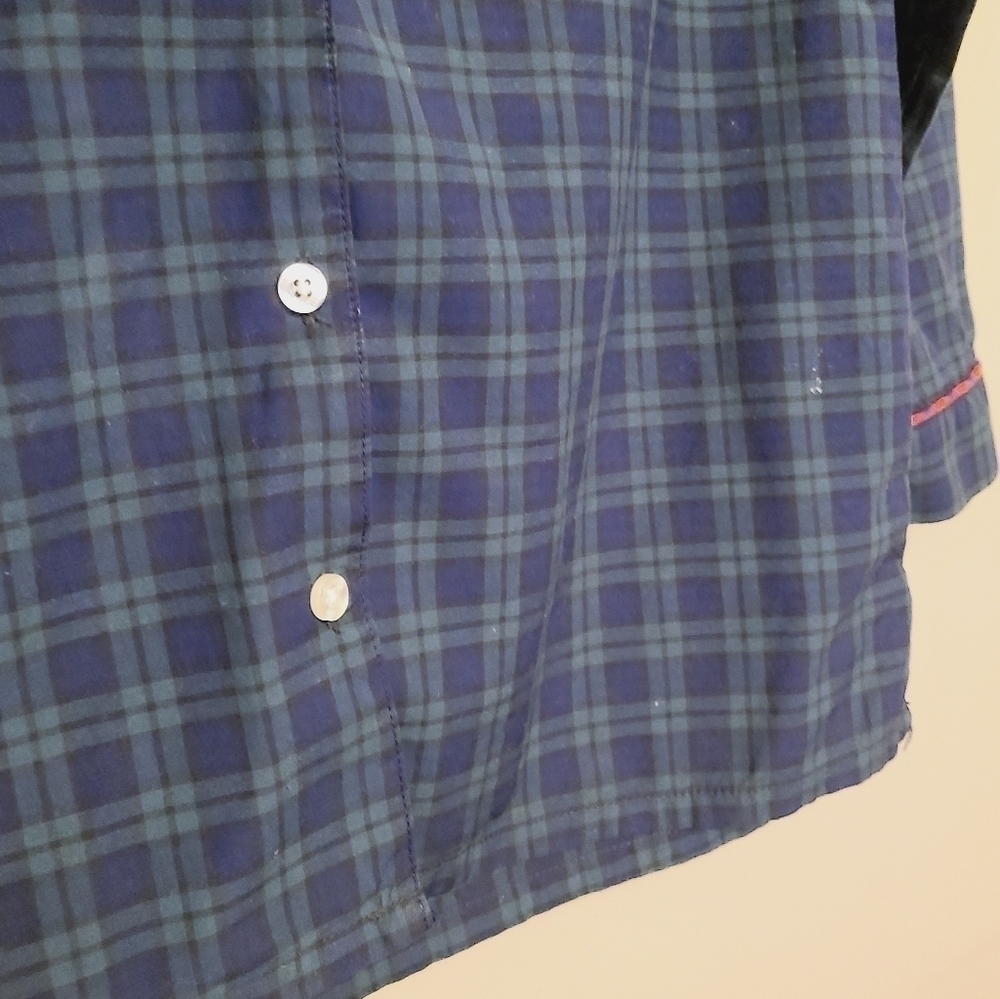 Vineyard Vines | Women's Pajama Shirt From Black Watch Lounge Set (Size XXS) - Picture 10 of 14